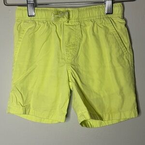 Cat & Jack Lime Green Shorts Boys Size 4T